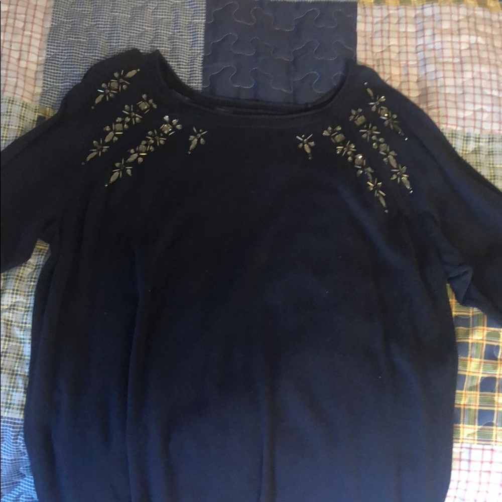 Light knit holiday sweater